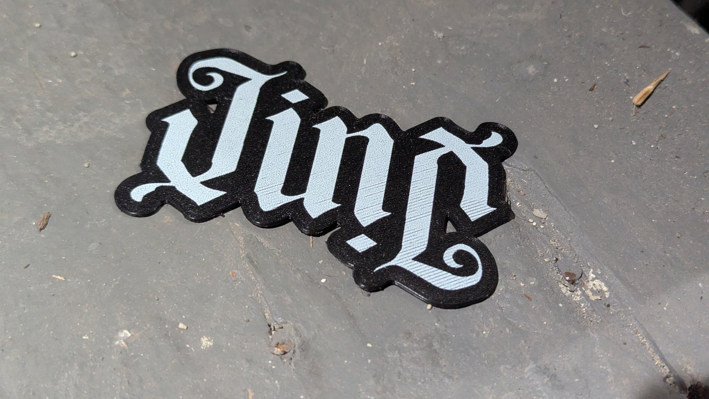 Custom Shaped Tactical TPE/TPU or Leatherette Patches
