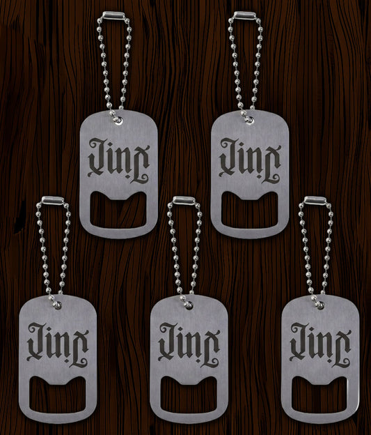 UV-PRINTED DOG TAG BOTTLE OPENERS