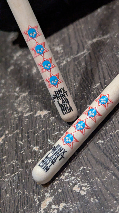 CUSTOM ETCHED or UV-PRINTED DRUM STICKS